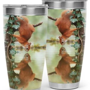 Amazing Squirrel Tumbler For Squirrel Lovers Tumbler 1