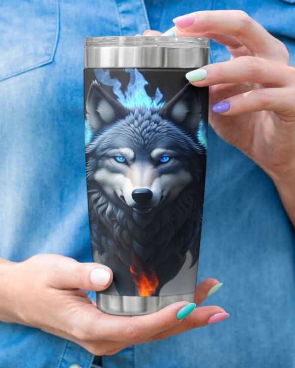 Beautiful Wolf Tumbler 7